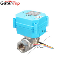 LB Guten oberen Edelstahl motorisierten Kugelhahn 1/2 &quot;(BSP) DN15 2 Wege elektrischen Ventil Kugelhahn mit Acuator reduzieren Port